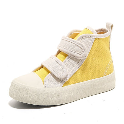 Kid's Patchwork Canvas High Tops