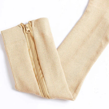 Open Toe Zipper Compression Socks