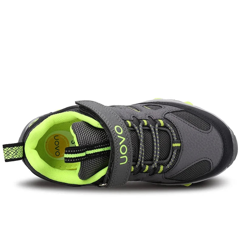 UOVO Kids Non-Slip Hiking Sneakers