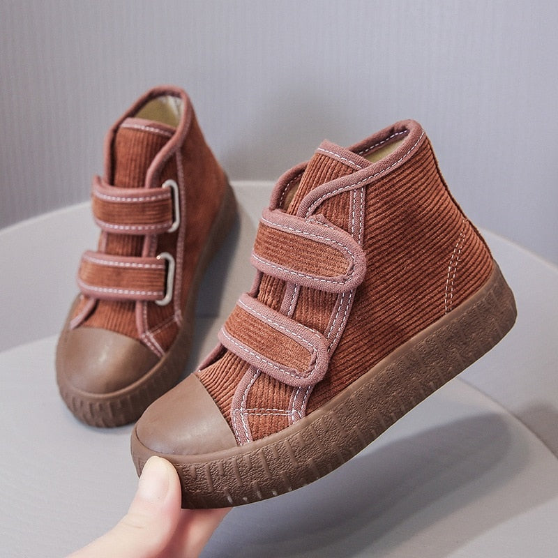 Kid's Soft Corduroy High Tops