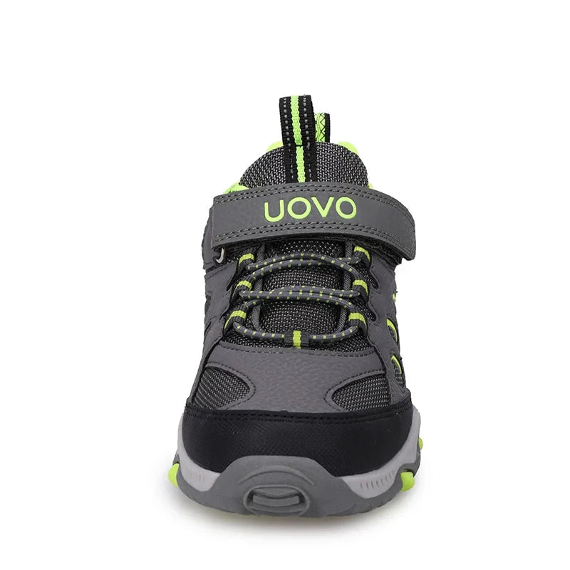 UOVO Kids Non-Slip Hiking Sneakers