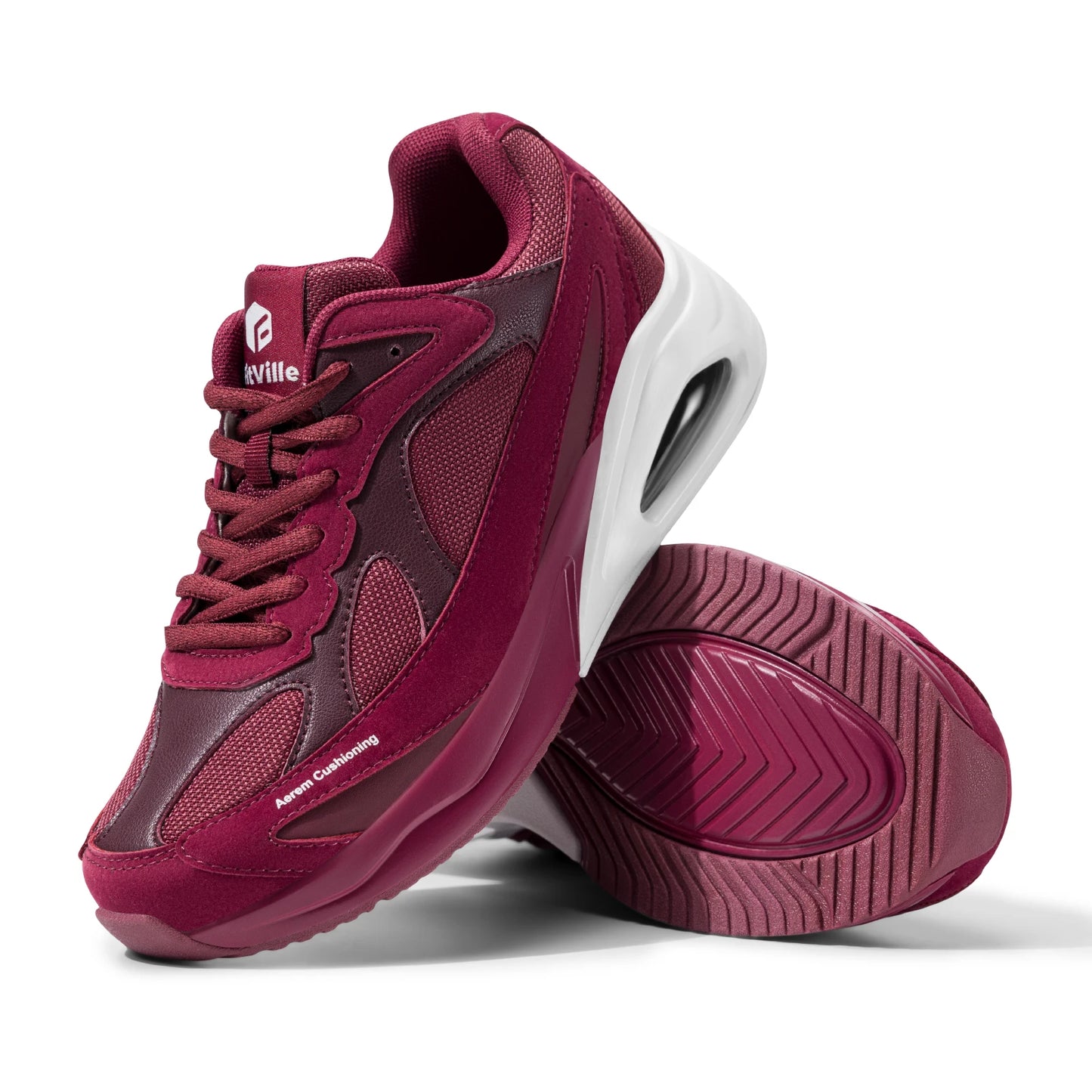 Fitville Women's HeelAero Walking Shoes V1