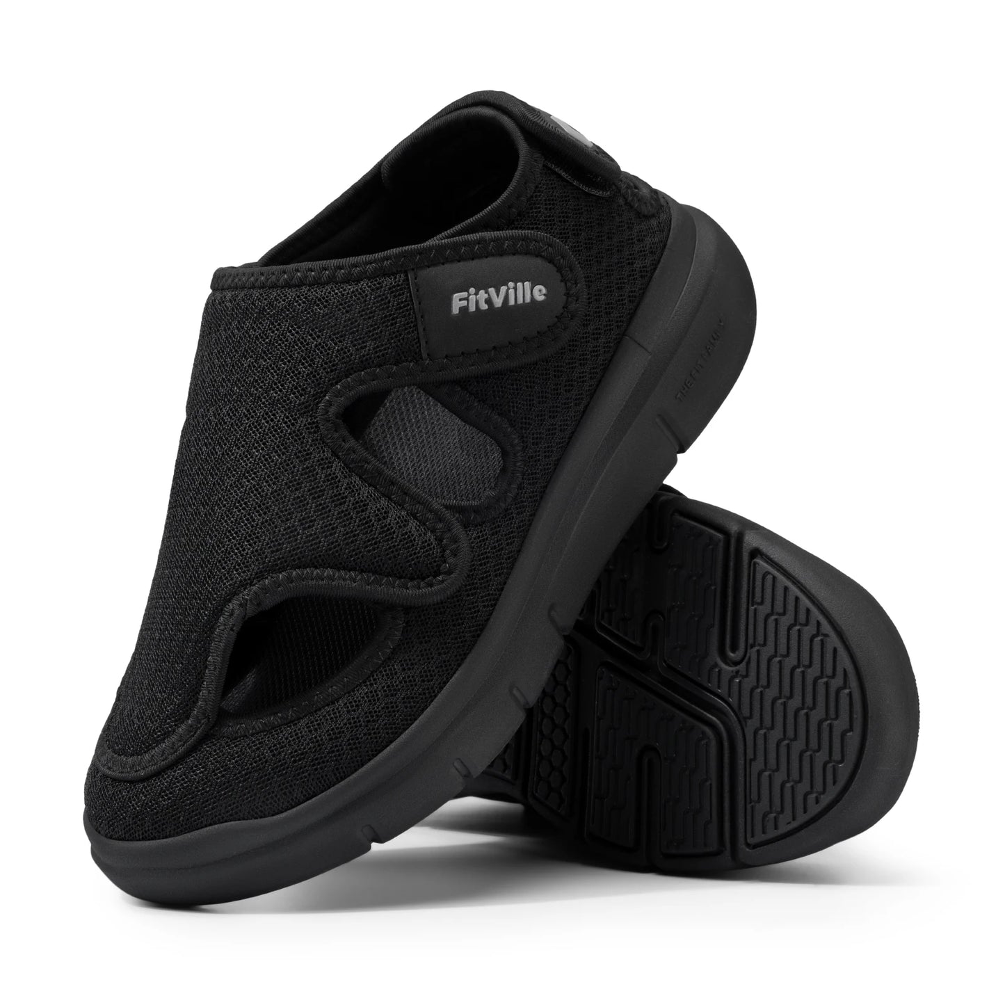 FitVille Men's EasyTop Recovery Sandal V5