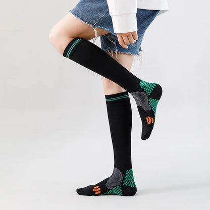 Multicolor Sports Compression Socks