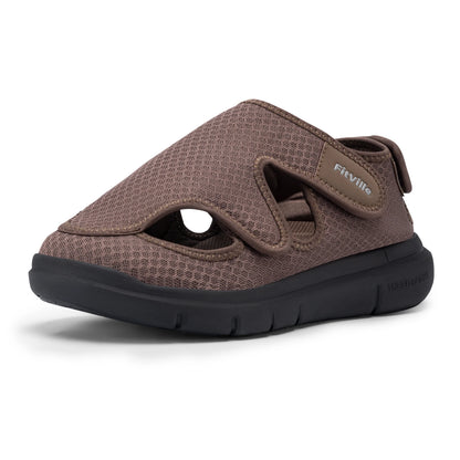 FitVille Men's EasyTop Recovery Sandal V5