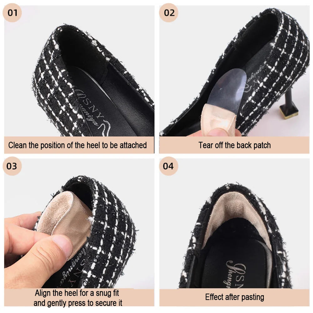 Slide-stop Silicone Forefoot Inserts