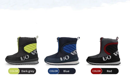 UOVO Zip-Up Cozy Snow Boots