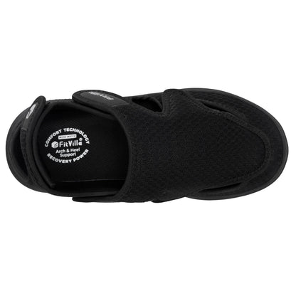 FitVille Men's EasyTop Recovery Sandal V5