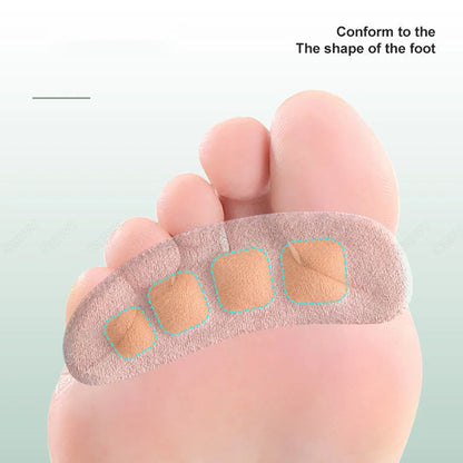 Slide-stop Silicone Forefoot Inserts