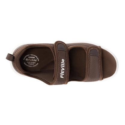 FitVille Men's Easytop Recovery Sandal V3