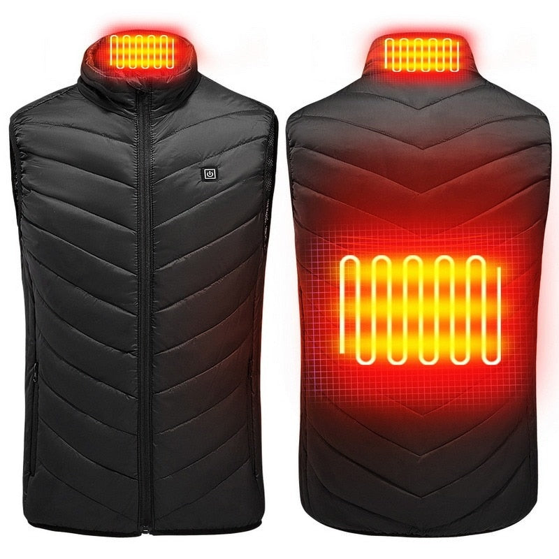 Back Heated Winter Vest